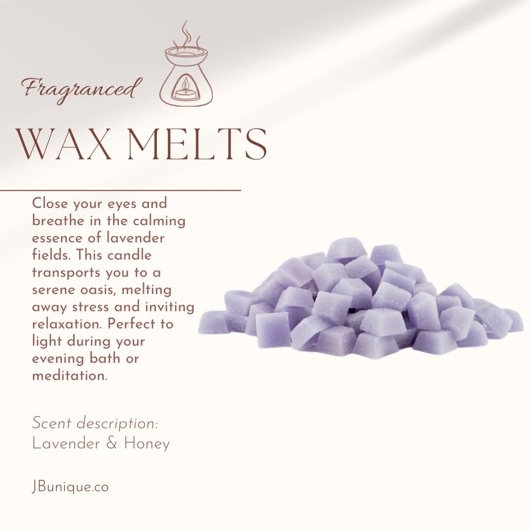 Wax melt squares