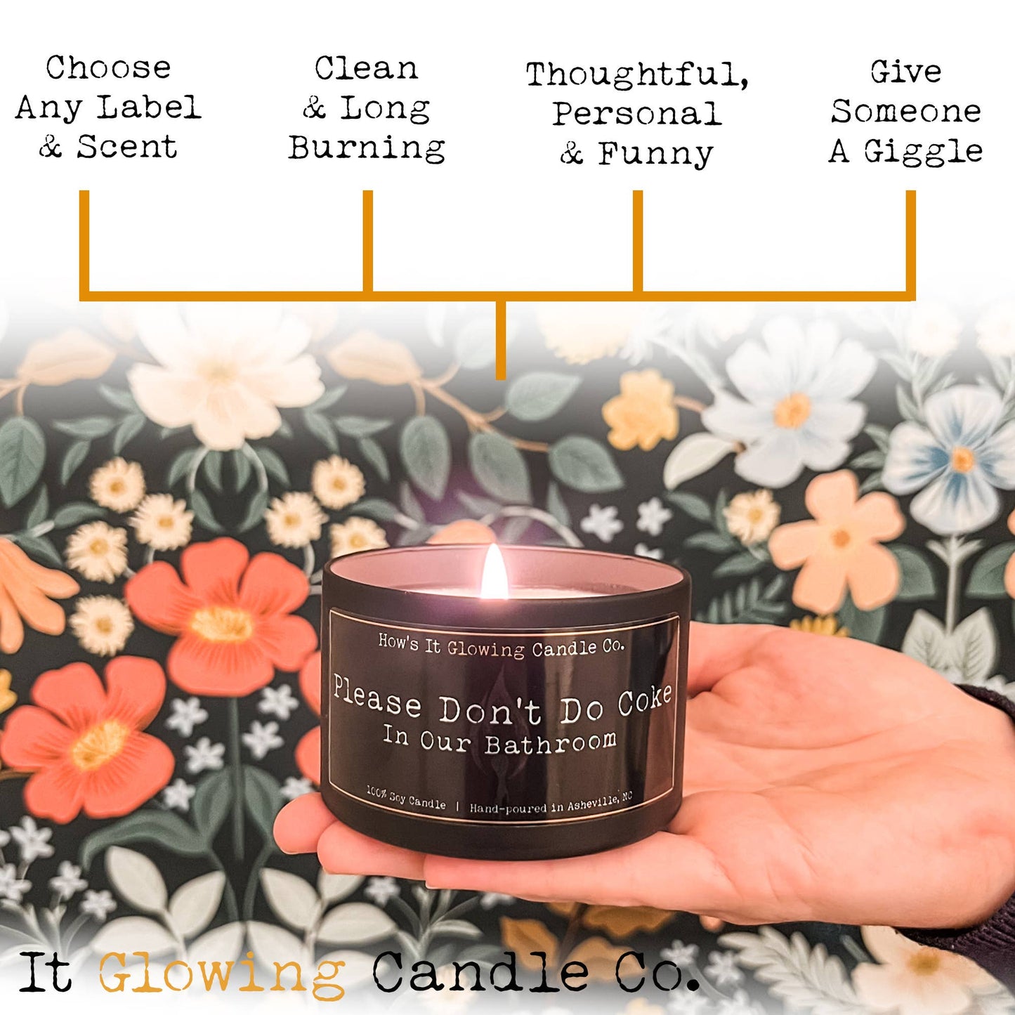Fall Is My 2nd Favorite F-Word | 100% Soy Candle | Hand Made: Walk In The Woods