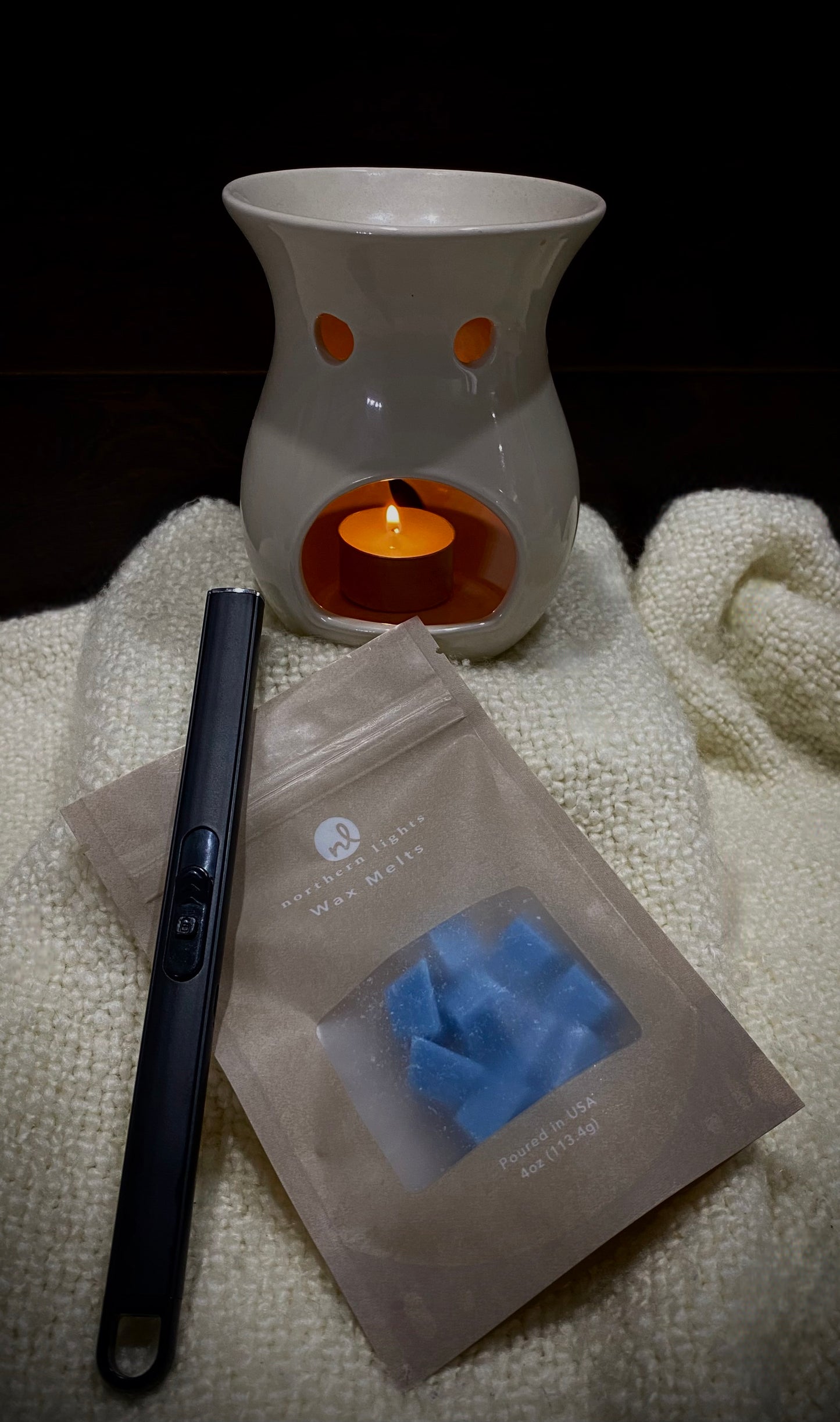 Wax melt squares