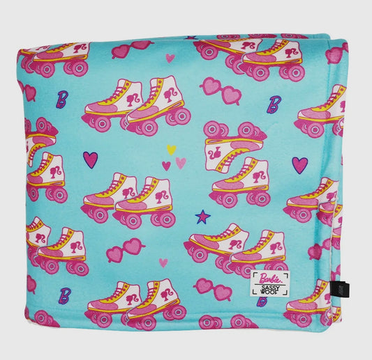 Pet Blanket - Barbie Roller Skates