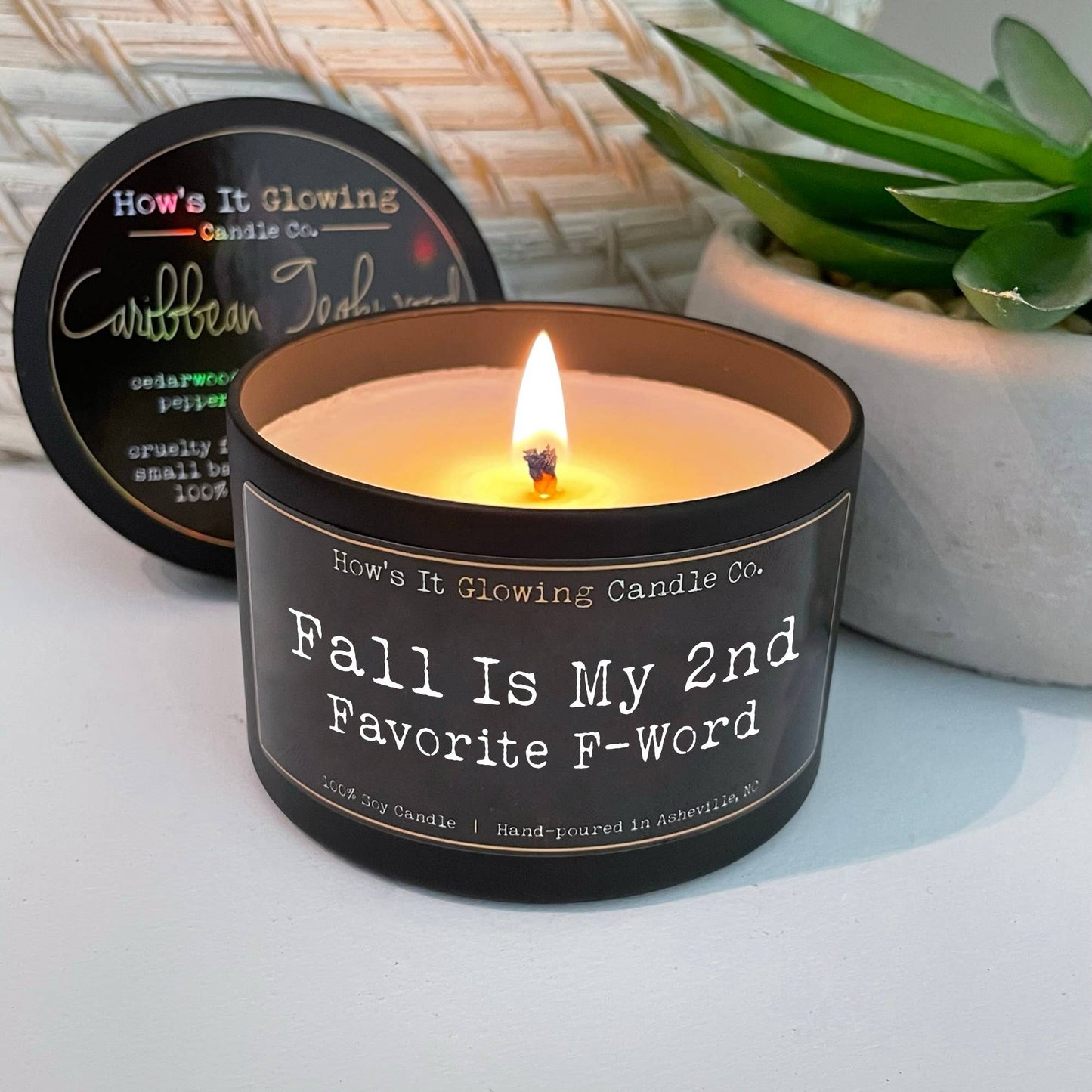 Fall Is My 2nd Favorite F-Word | 100% Soy Candle | Hand Made: Walk In The Woods