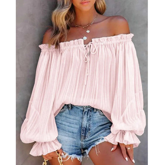 Off-Shoulder Ruffle Top